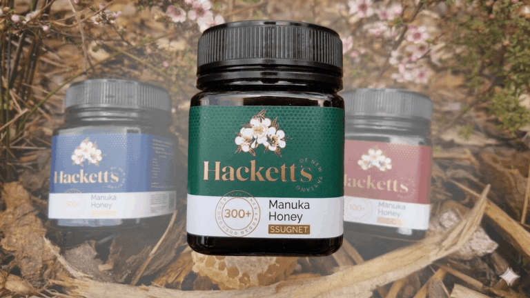 🍯 דבש מאנוקה Hackett's® 300+ MGO - הזהב הנוזל מניו זילנד ! אורגני ללא תעודה