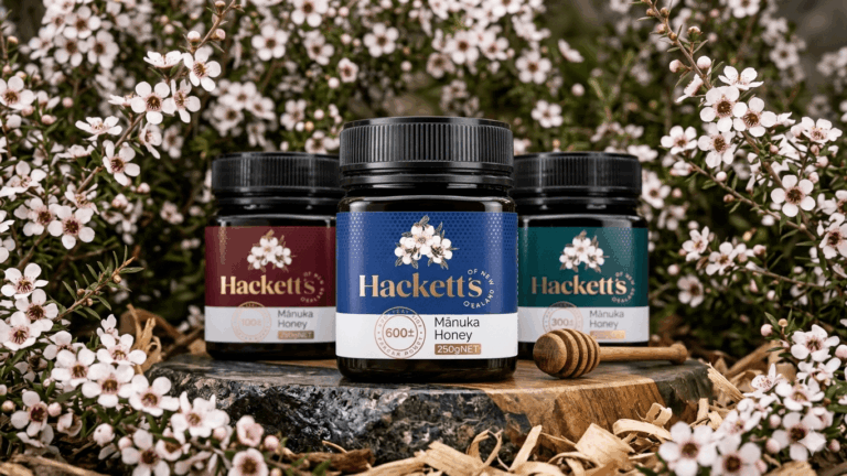 🍯 דבש מאנוקה Hackett's® 600+ MGO - הזהב הנוזל מניו זילנד ! אורגני ללא תעודה