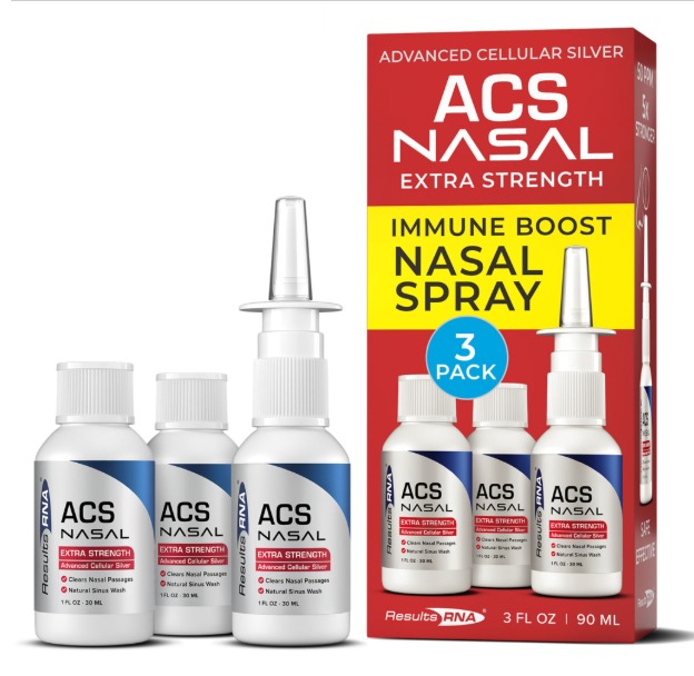 תרסיס אף משולב מי כסף ו קוורצטין ACS NASAL EXTRA STRENGTH