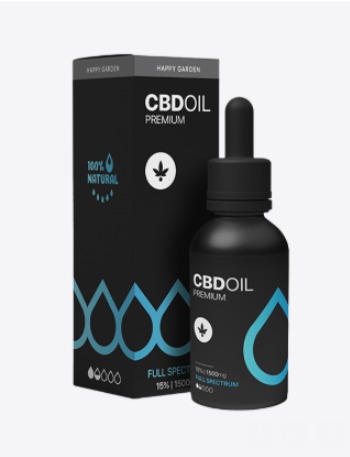 שמן CBD ספקטרום מלא‏ 15% – 10 מל Happy Garden
