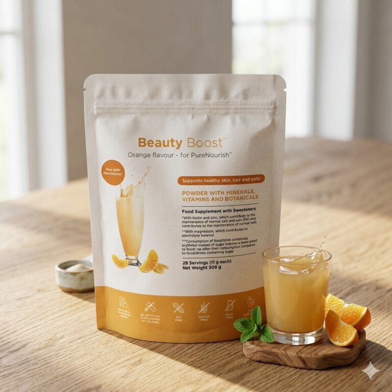 Beauty Boost – ביוטין, Aquamin ותרכובות פרי לעור, שיער וציפורניים Slenderiiz