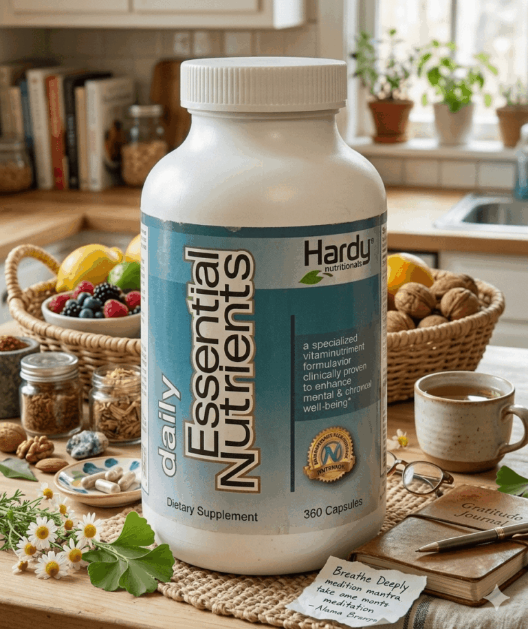 Daily Essential Nutrients (DEN) תמיכה מלאה במוח, נפש ומחלות כרונית – Hardy Nutritionals