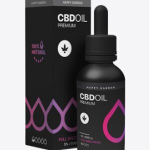 שמן CBD ספקטרום מלא‏ 5% – 10 מל Happy Garden