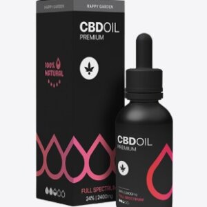 שמן CBD‏ 24% – 10 מל Happy Garden