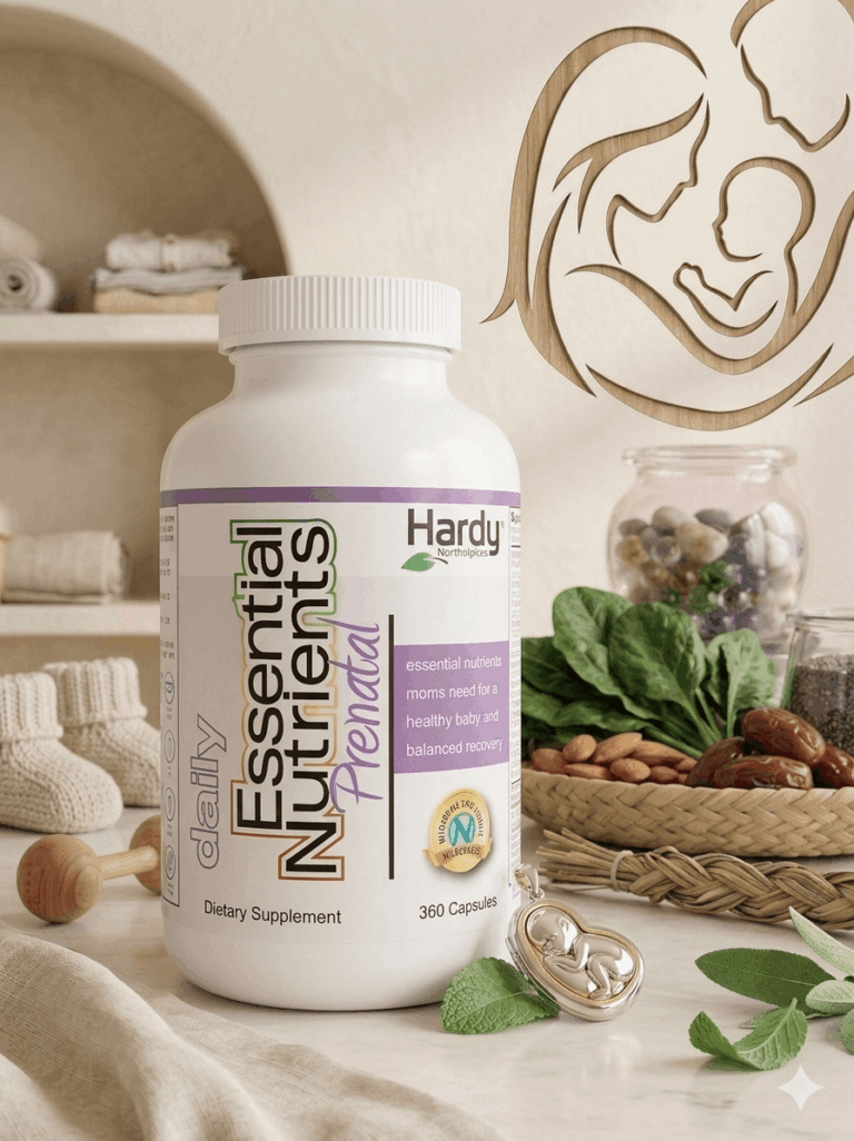 Daily Essential Nutrients Prenatal (DENP) פרנטל - תמיכה תזונתית, נפשית ופיזית מיטבית לאם ולתינוק – Hardy Nutritionals