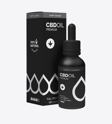 שמן CBD פול ספקטרום 40% – 10 מ"ל Happy Garden