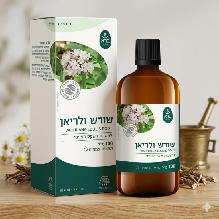 Valeriana edulis תמצית ולריאן - להשבת השקט הפנימי ברא צמחים