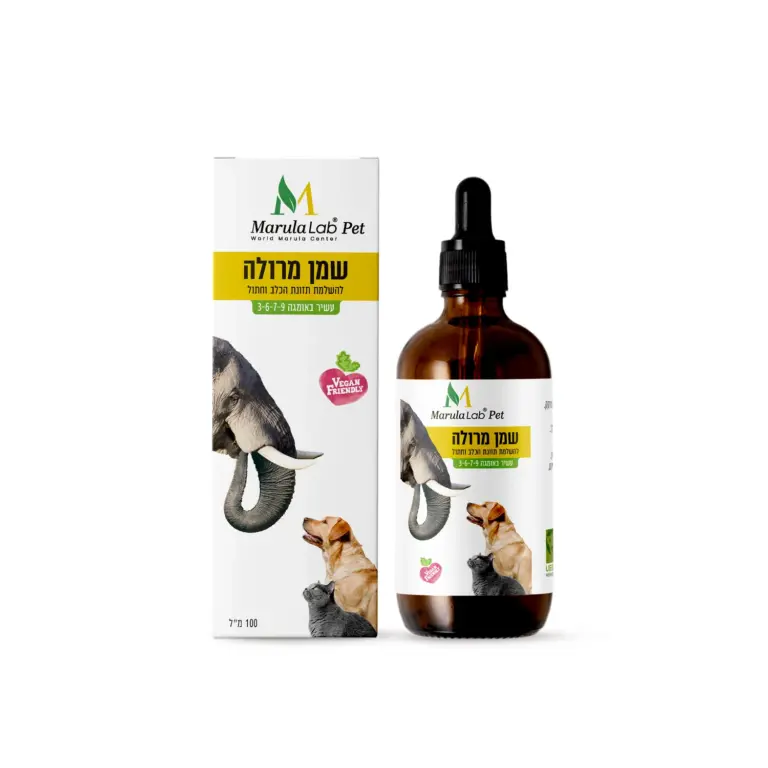 שמן מרולה לכלבים וחתולים - תוסף תזונה צמחי פורץ דרך