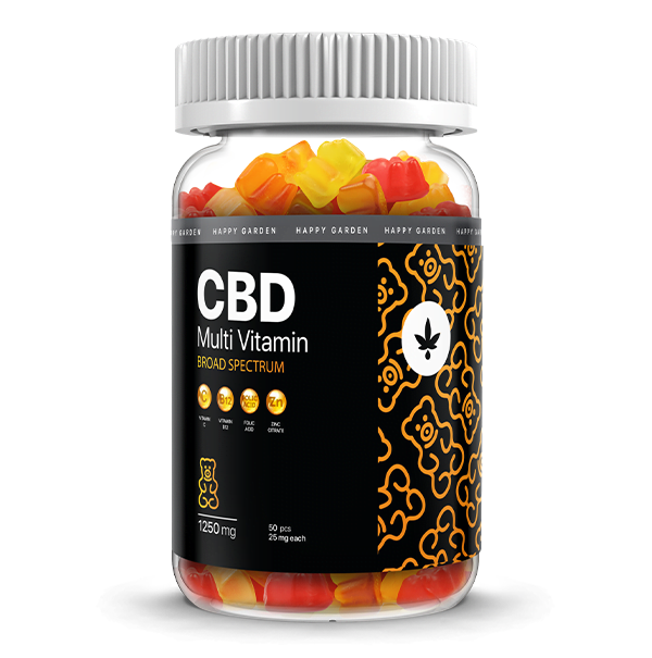 סוכריות CBD בשילוב מולטי ויטמין - Happy Garden