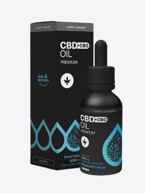 שמן CBG&CBD מג 4,000 Happy Garden