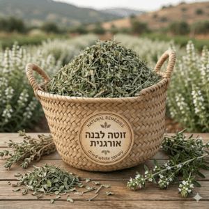 עלי זוטה לבנה אורגנית - נשימה צלולה מהגליל על עלים