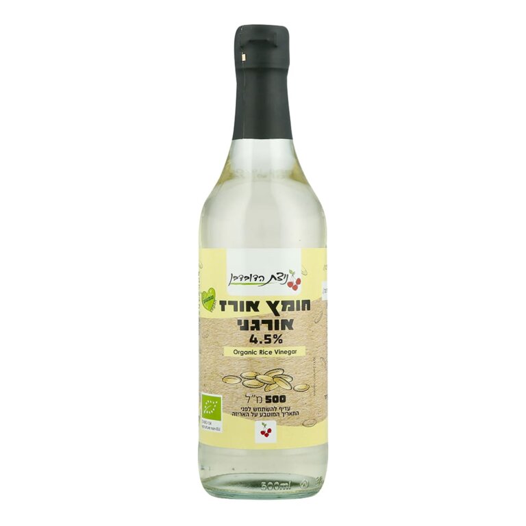 חומץ אורז אורגני 500 מל' - ניצת הדובדבן