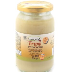 שקדית - ממרח שקד בכבישה קרה 350 גרם כשלפ, ניצת הדובדבן