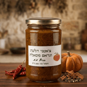 צ'אטני דלעת וגראם מסאלה חריף | משק טנא עין יהב