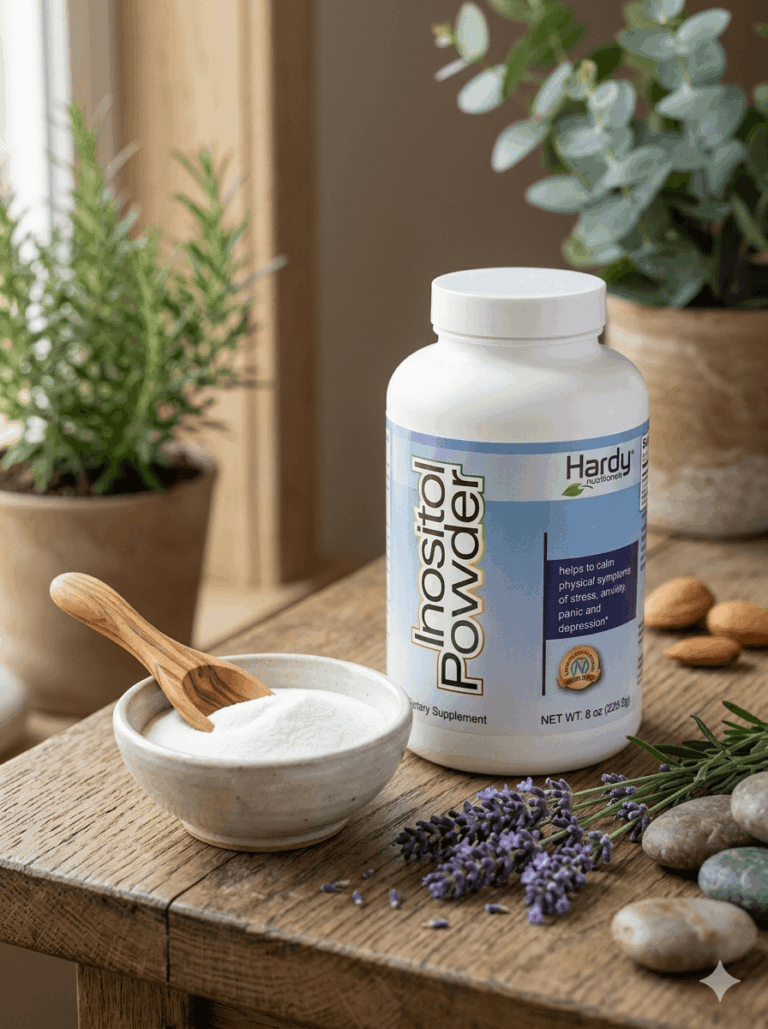 אינוזיטול (Myo-Inositol) אבקת אינוזיטול קלינית לחרדה, PCOS ואיזון הורמונלי – Hardy Nutritionals