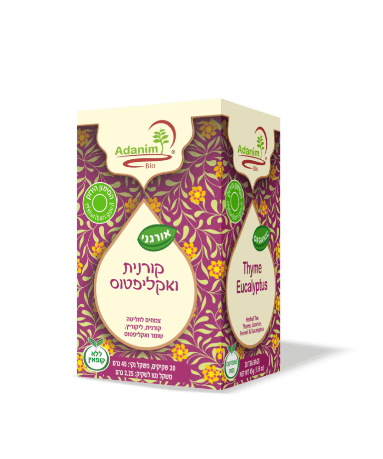 עדנים — תה קורנית ואקליפטוס אורגני