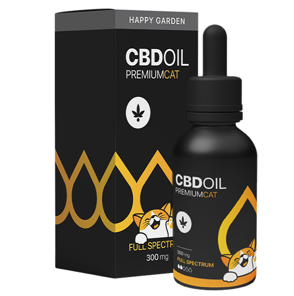 שמן CBD בטעם ש חתולים ו חיות בית אוהבים – 1200 מ"ג – CBD 1200 mg | Happy Garden