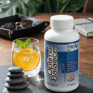 אופטימל באלנס לגברים 💙 Optimal Balance™ For Men מולטי מיקרו-נוטריינט יומי לגברים — שינה, מצב רוח, ערמונית וחיסוניות 180 כמוסות Hardy Nutritionals
