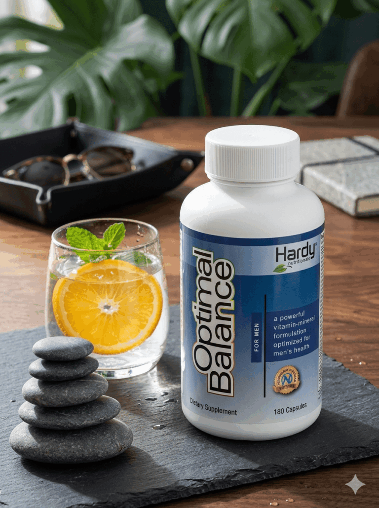אופטימל באלנס לגברים 💙 Optimal Balance™ For Men מולטי מיקרו-נוטריינט יומי לגברים — שינה, מצב רוח, ערמונית וחיסוניות 180 כמוסות Hardy Nutritionals