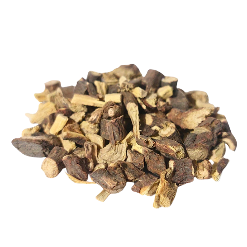 שוש קירח - ליקוריץ אורגני | Organic Licorice Root | על עלים | שורש קצוץ | נארז לפי משקל בכפולות של 50 גרם