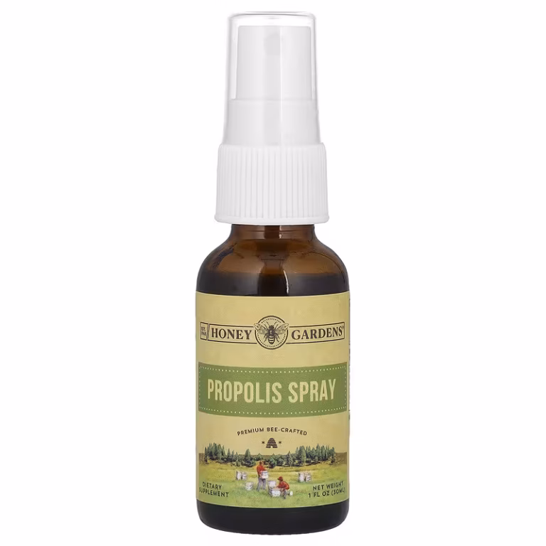 תרסיס פרופוליס | Zand Propolis Spray | עם דבש גולמי, ליקוריץ ואוסנאה | 30 מ"ל | 50 מנות