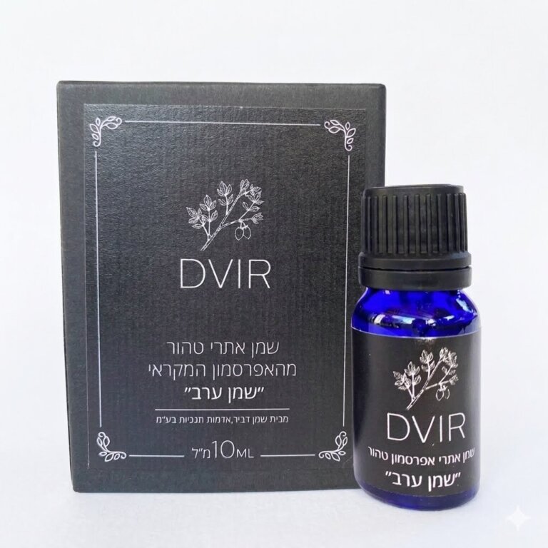 בקבוקון שמן ערב – שמן אתרי אפרסמון מקראי מבית דביר