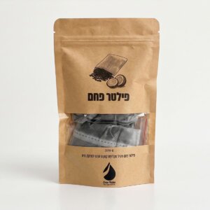 סט 6 מסנני פחם פעיל מקליפת קוקוס למזקקי מים | מספיק לשנה | Clear Water