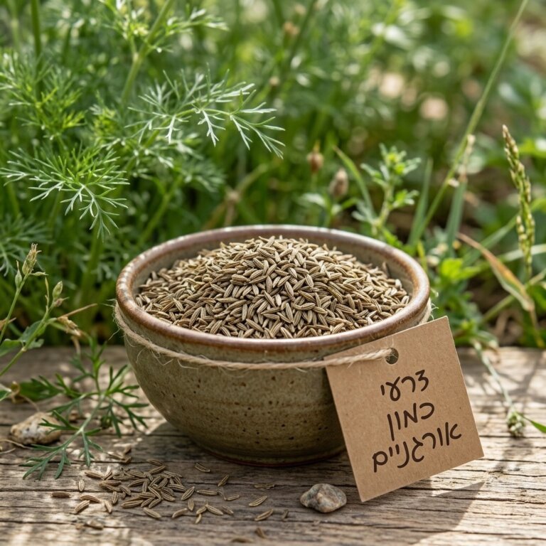 זרעי כמון אורגניים שלמים 🌾 Organic Whole Cumin Seed Cuminum cyminum אורגני USDA ללא הקרנה במשקל, 50 גרם Frontier Co-op