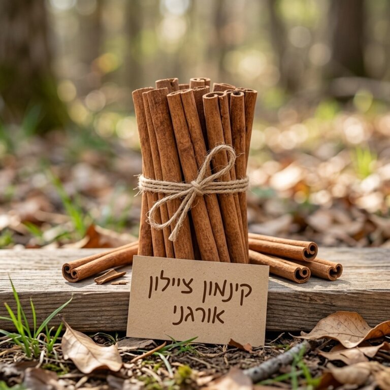 מקלות קינמון ציילון אורגני 🪵 Organic Ceylon Cinnamon Sticks 3″ Cinnamomum verum אורגני USDA ללא הקרנה במשקל, 50 גרם Frontier Co-op