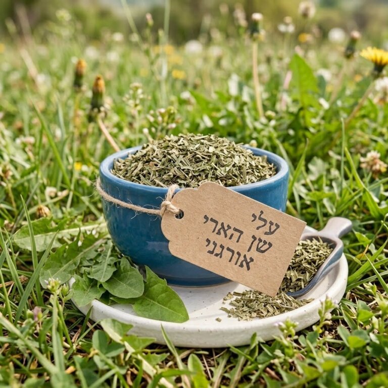 עלה שן הארי אורגני 🌿 Dandelion Leaf חתוך ומנופה אורגני USDA ללא הקרנה במשקל Frontier Co-op
