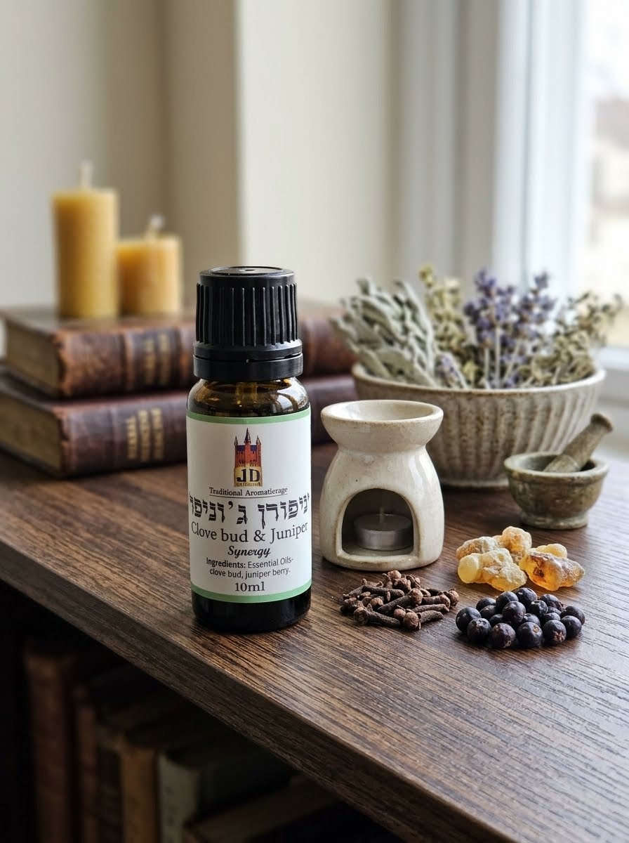 שמן ג'וניפר ציפורן 10 מל J.D. Schloss Juniper Clove Synergy