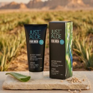 תחליב אחר גילוח אלוורה וקמומיל — 200 מ״ל Just Aloe